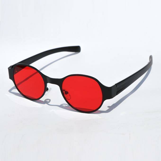 Long Keeper Red Lens Sports Sunglasses